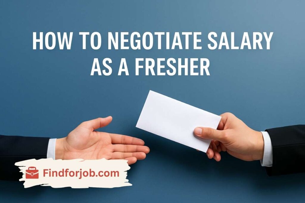 How to Negotiate Salary as a Fresher