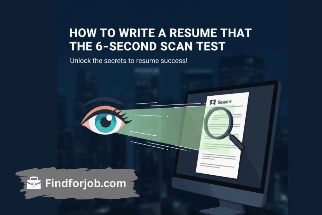 How to Write a Resume That Passes the 6-Second Scan Test