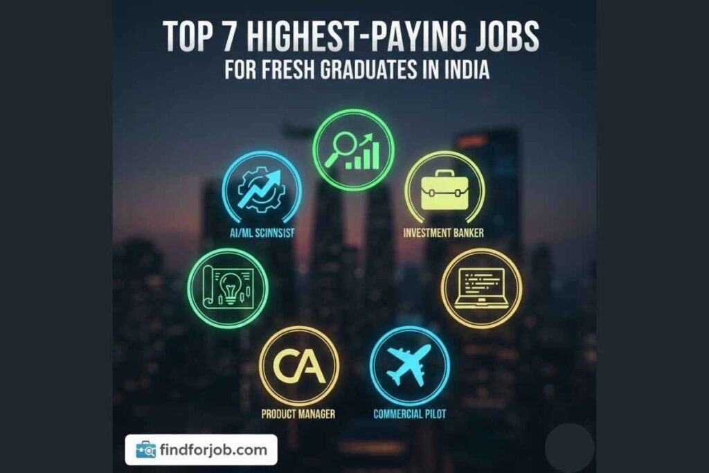 top 7 highest paying jobs for fresh graduates in india